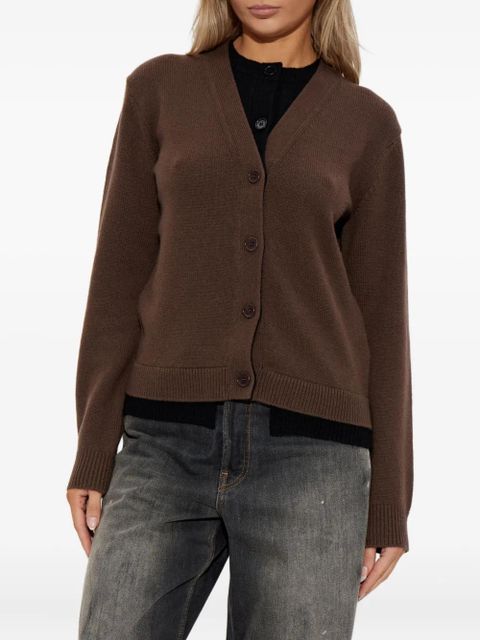 JW Anderson button-front wool cardigan - Brown