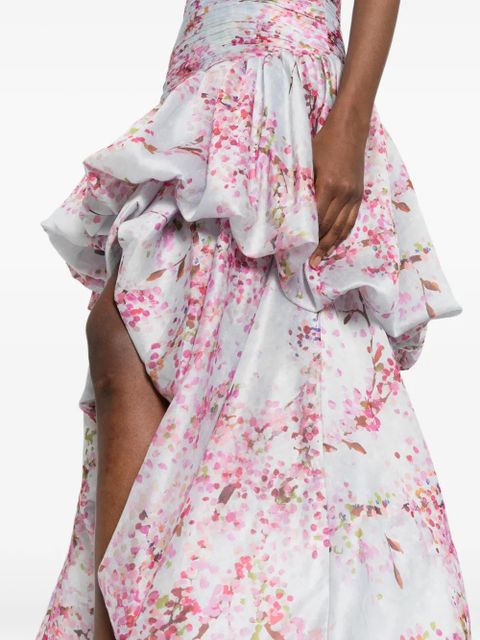 Aje Ambrose strapless maxi dress - Blue