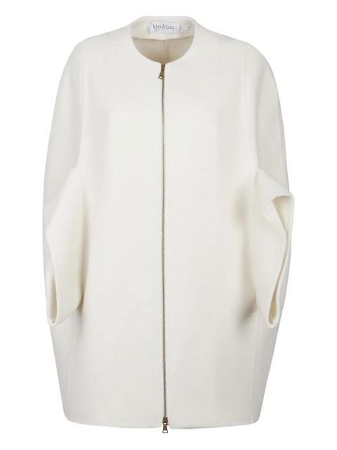 Max Mara zip-front coat - White - zdjęcie produktu nr 1