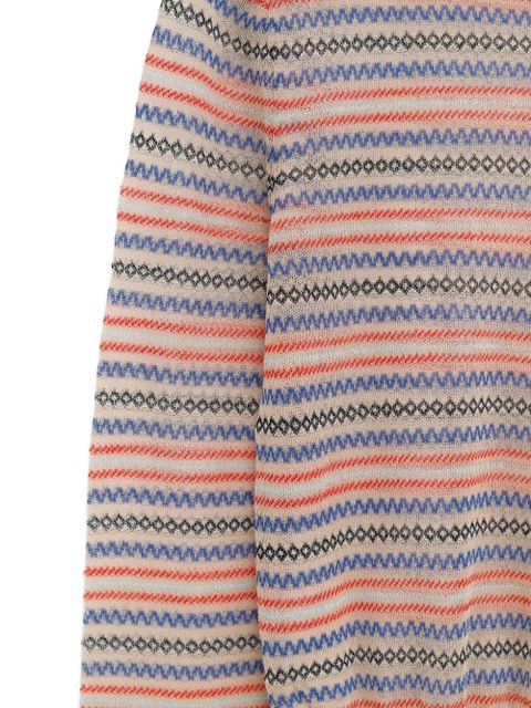 JW Anderson striped-pattern sweater - Neutrals - zdjęcie produktu nr 2