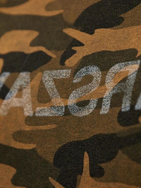 MISBHV camouflage-print T-Shirt - Brown