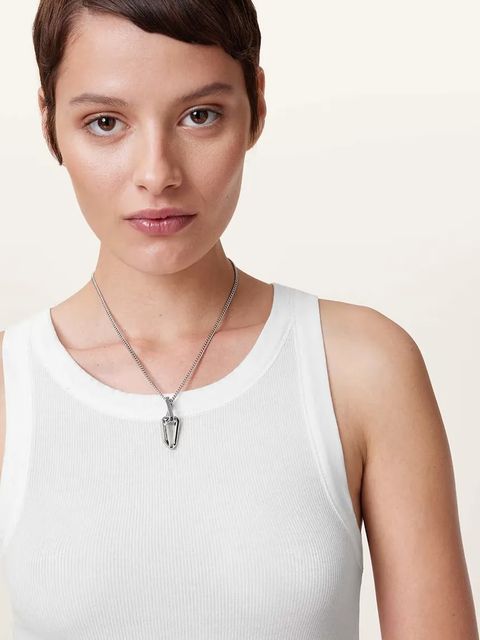 AllSaints top RINA damskie kolor biały W235JB - zdjęcie produktu nr 2