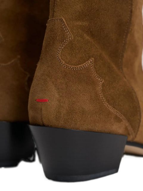 Aeyde Hester suede ankle boots - Brown