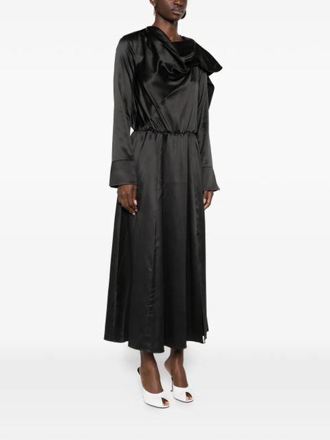PINKO Maite cowl-neck split dress - Black - zdjęcie produktu nr 2