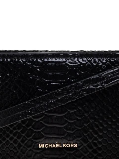 Michael Kors small Bryant leather crossbody bag - Black