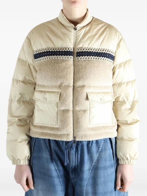 Moncler padded panelled jacket - Neutrals - zdjęcie produktu nr 2
