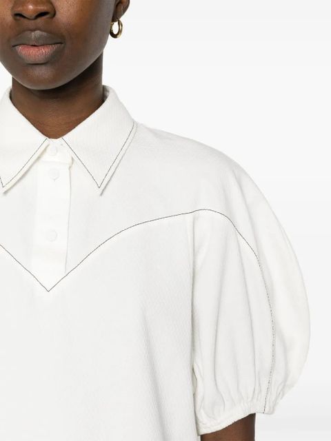 Chloé Oberteil patterned-jacquard blouse - White - zdjęcie produktu nr 2