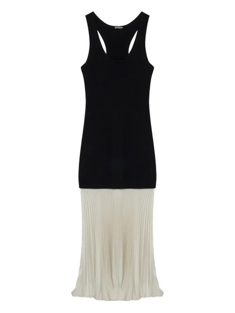 Simkhai Zaden pleated midi dress - Black - zdjęcie produktu nr 1