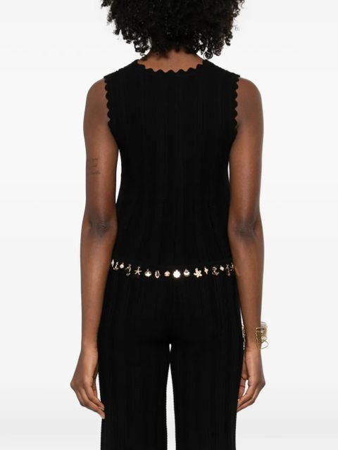 Maje V-neck embellished cardigan - Black