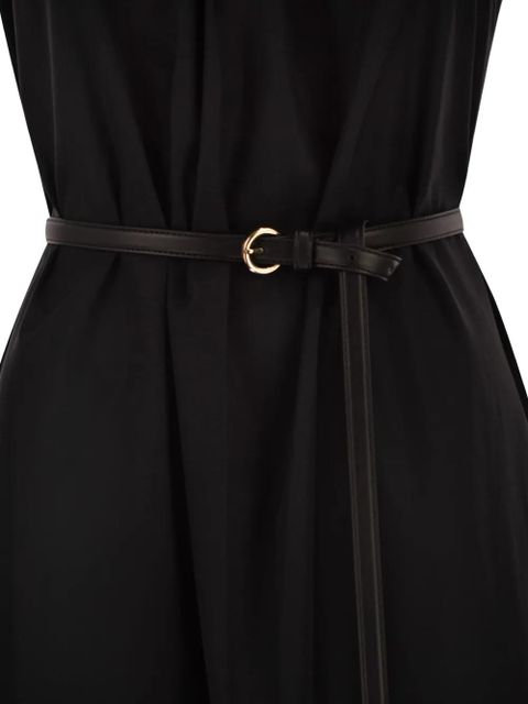 Max Mara halterneck belted maxi dress - Black