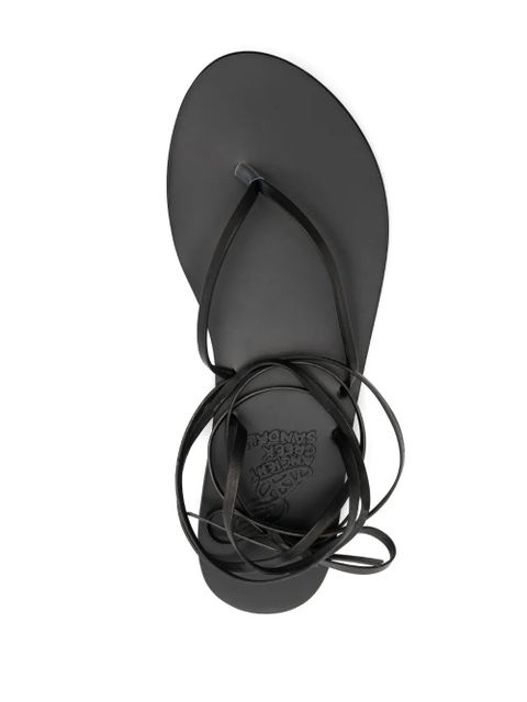 Ancient Greek Sandals Celia flat leather sandals - Black - zdjęcie produktu nr 2