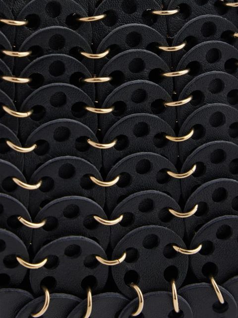 Rabanne 1969 Moon flip iconic discs shoulder bag - Black