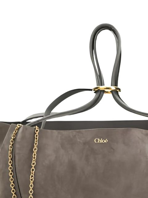 Chloé large Spin tote bag - Grey