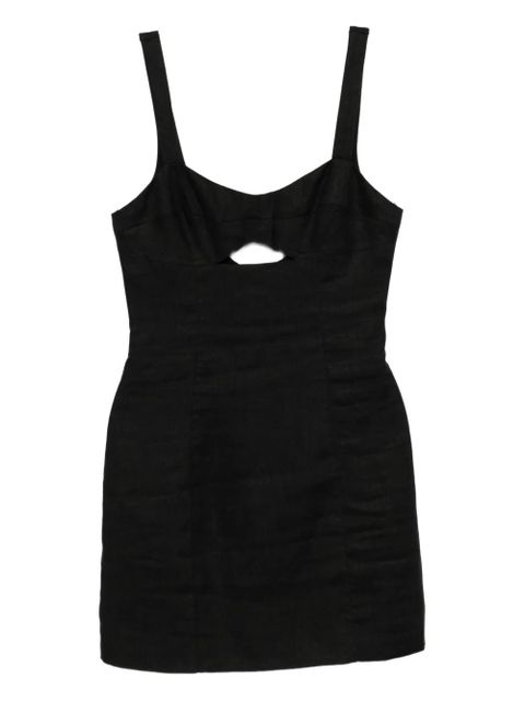 Reformation Belma linen dress - Black - zdjęcie produktu nr 1