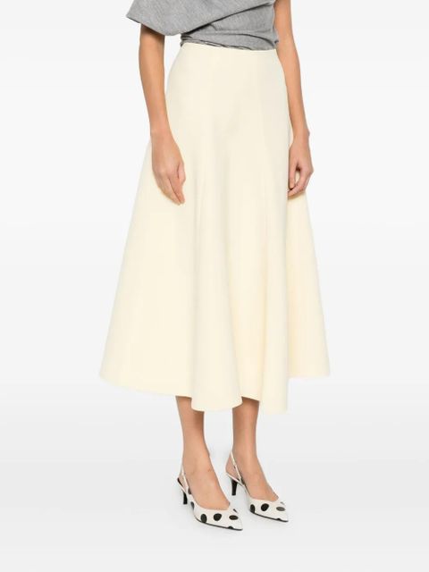 Jacquemus The Triangle flared maxi skirt - Yellow
