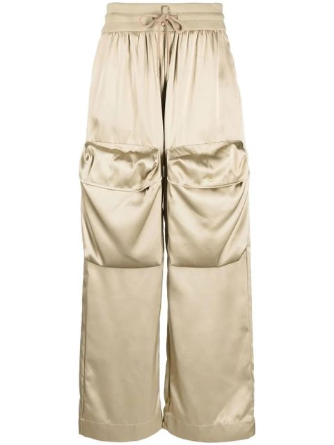 Off-White flap-pocket track pants - Green - zdjęcie produktu nr 1