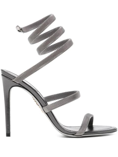 René Caovilla round toe sandals - Silver - zdjęcie produktu nr 1