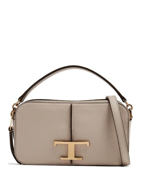 Tod's Timeless logo plaque zip tote bag - Grey - zdjęcie produktu nr 1