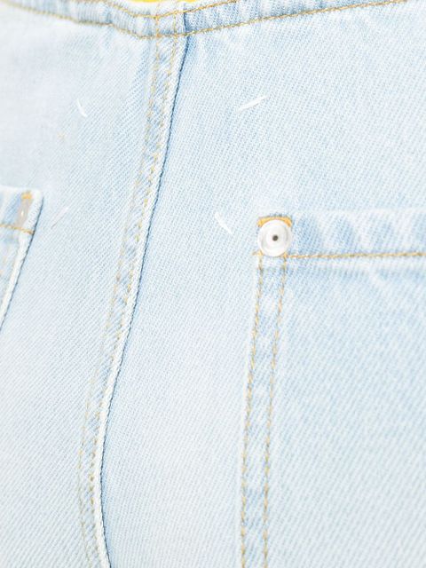 Maison Margiela Décortiqué wide-leg jeans - Blue