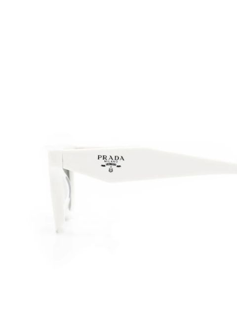 Prada Eyewear rectangle-frame sunglasses - White