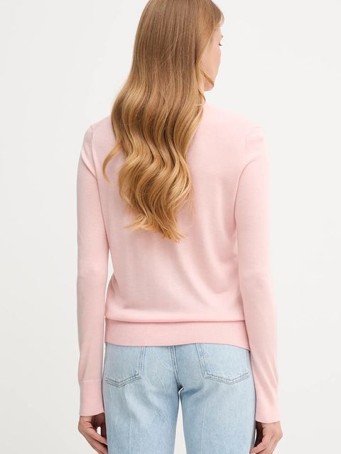 United Colors of Benetton sweter z dodatkiem jedwabiu