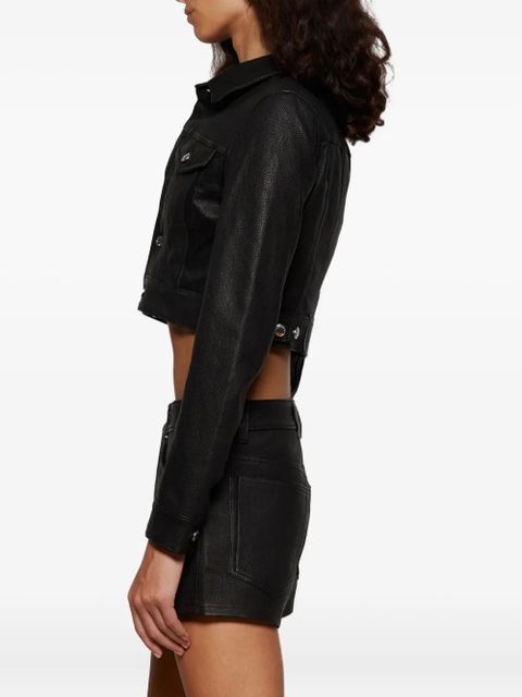 Alexander Wang button-fastening trucker jacket - Black