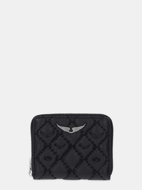 ZADIG&VOLTAIRE portfel skórzany damski kolor czarny LWSG03698 - zdjęcie produktu nr 1