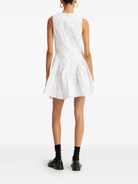 ROTATE BIRGER CHRISTENSEN floral-embellished mini dress - White