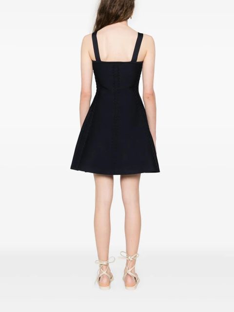 Maje babydoll knitted dress - Blue