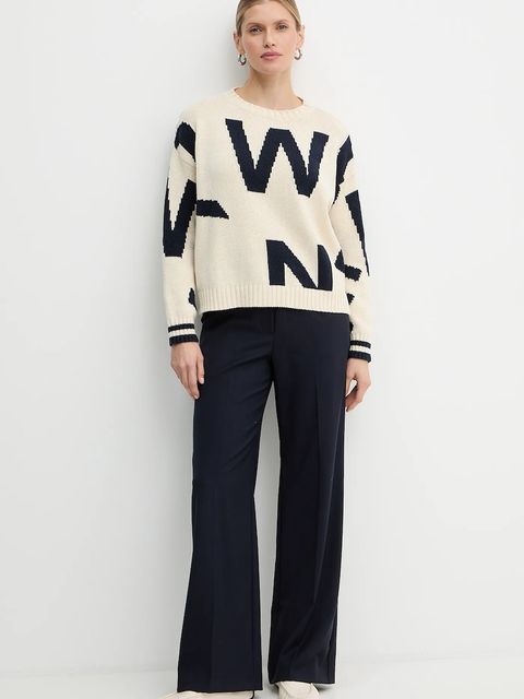 Weekend Max Mara sweter CELEBRE damski kolor granatowy lekki 2615361171600