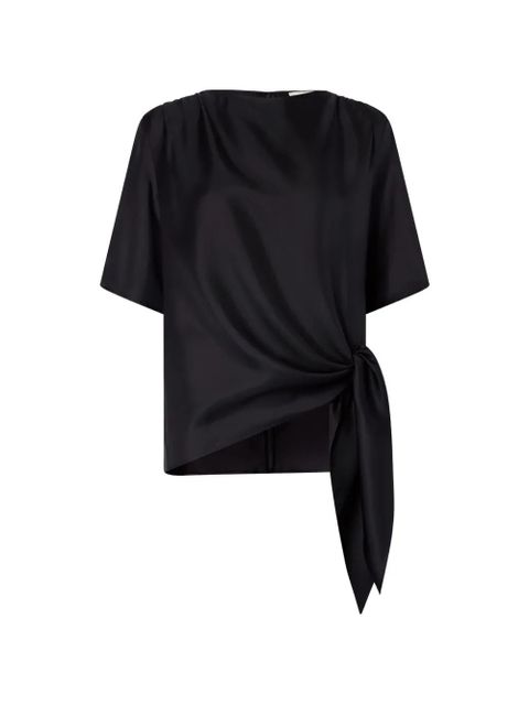 LouLou de Saison Mano asymmetric knot top - Black - zdjęcie produktu nr 1