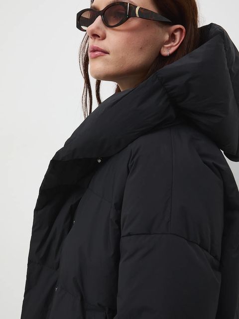 Medicine płaszcz puchowy damski kolor czarny