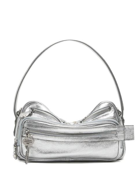 Acne Studios Camero Party metallic-finish shoulder bag - Silver - zdjęcie produktu nr 1
