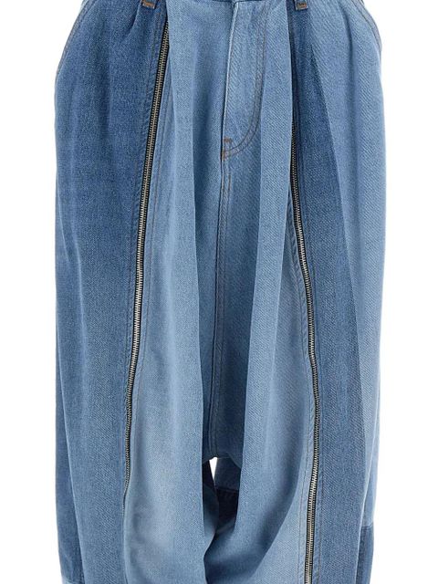 Coperni Sarouel patchwork jeans - Blue