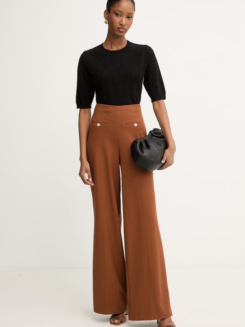 Morgan T-shirt swetrowy damski z wiskozą - zdjęcie produktu nr 1