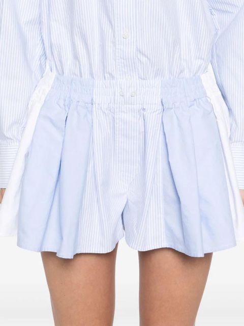 Alexander Wang prestyled pleated playsuit - Blue