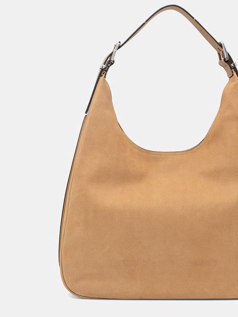 MICHAEL Michael Kors torebka nubukowa - zdjęcie produktu nr 2