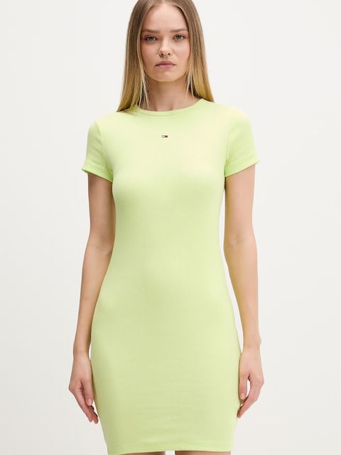 Tommy Jeans sukienka bodycon bawełniana z elastanem - zdjęcie produktu nr 1