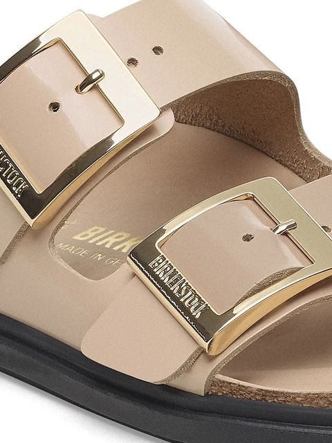 Birkenstock klapki skórzane Arizona Droplet Buckle