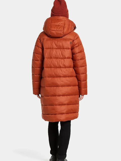 Didriksons kurtka MARION kolor pomarańczowy zimowa oversize 505921