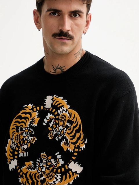 Kenzo sweter wełniany x Verdy kolor czarny FF58PU7133CR.99J