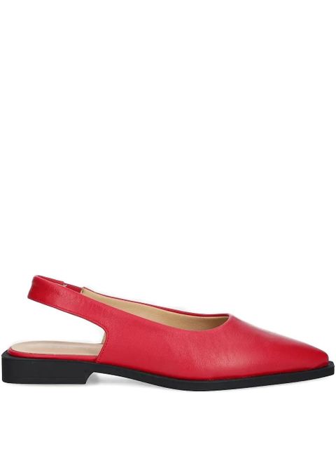 Copenhagen slingback pointed-toe ballet flats - Red - zdjęcie produktu nr 1