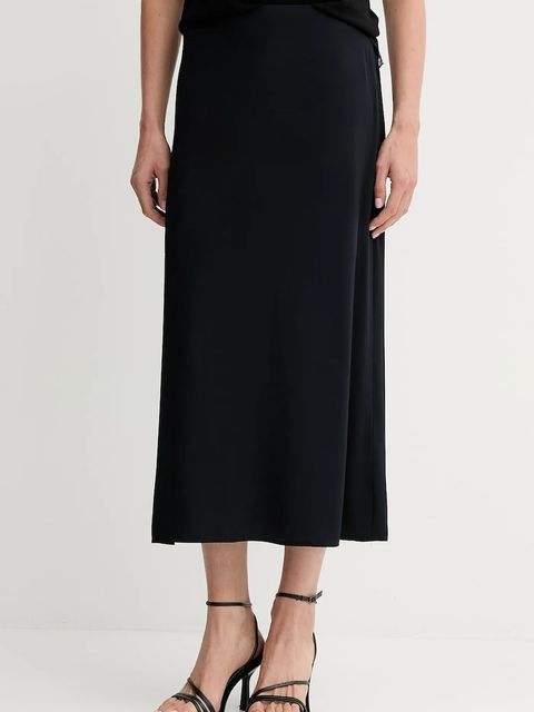 Marc O'Polo spódnica kolor granatowy midi rozkloszowana 508116920109 - zdjęcie produktu nr 1