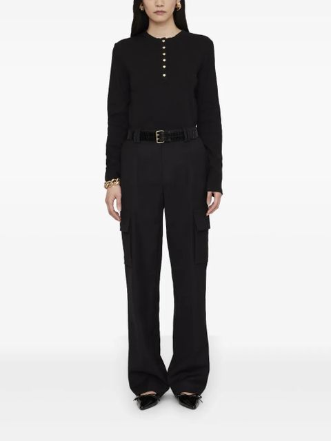 ANINE BING Alessia T-shirt - Black - zdjęcie produktu nr 2