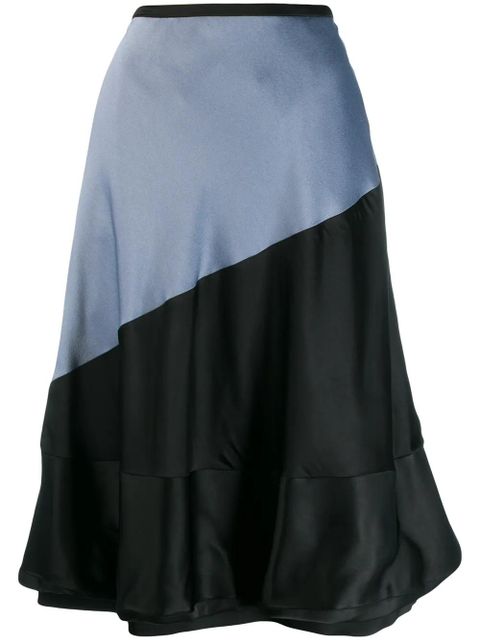 LOEWE colour-block balloon skirt - Grey - zdjęcie produktu nr 1