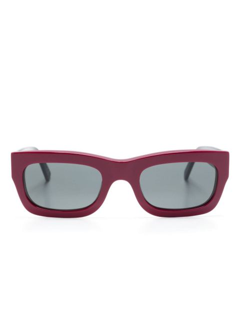 Marni Eyewear Kawasan Falls rectangle-frame sunglasses - Red - zdjęcie produktu nr 1