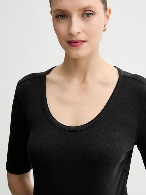 Calvin Klein t-shirt damski kolor czarny LV044D213G