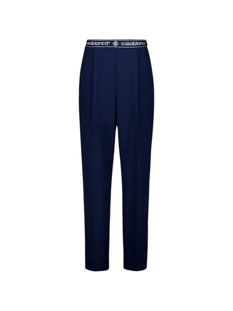Casablanca logo tailored trousers - Blue - zdjęcie produktu nr 1