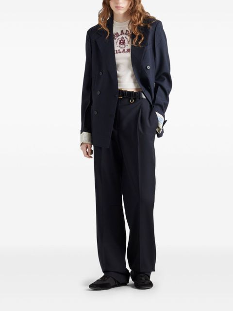 Prada logo-intarsia top - White - zdjęcie produktu nr 2