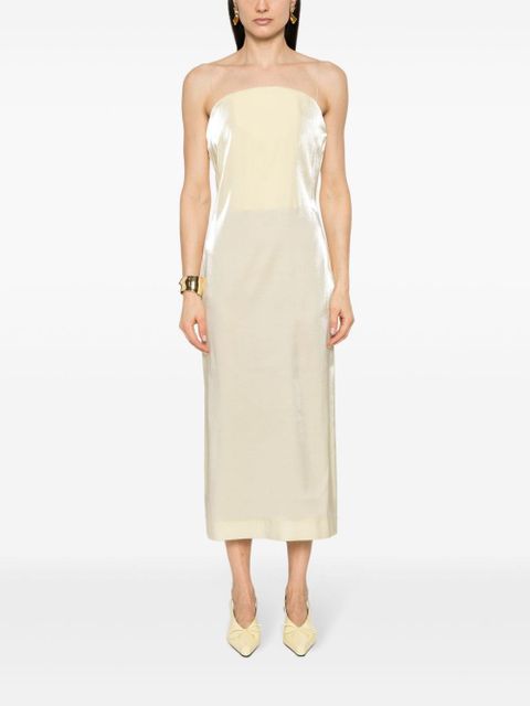Jacquemus La Robe Carino midi dress - Yellow - zdjęcie produktu nr 2
